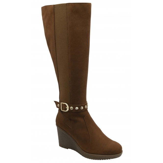 Ravel Women's Arkle Wedge Knee-High Boots